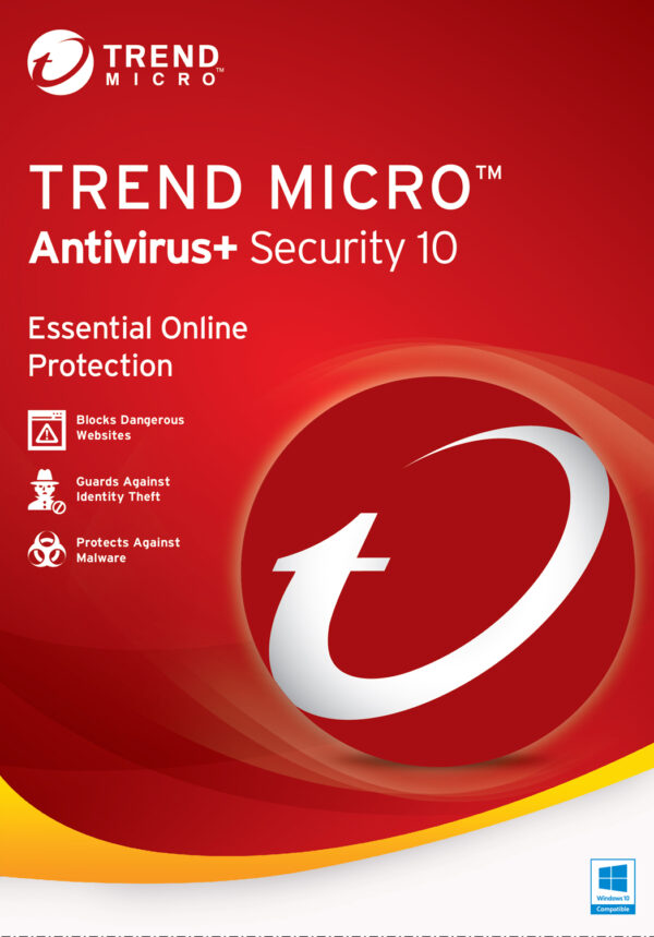 Trend Micro Antivirus+ Security – Protection for 1 PC